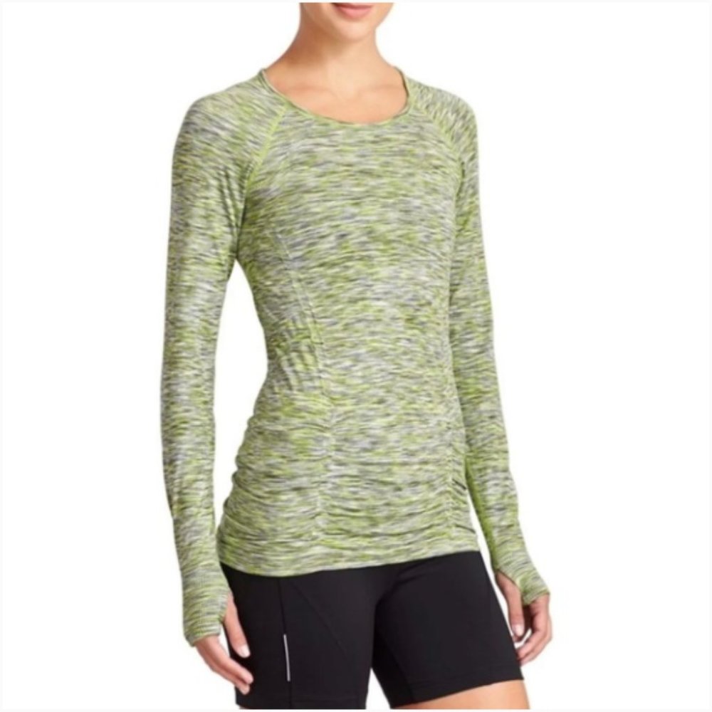 Athleta Long Sleeve Fastest Track Space Dye
